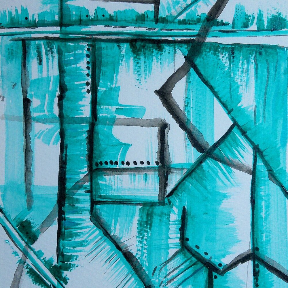 Abstract - Original Painting by Artist Rachael Potter